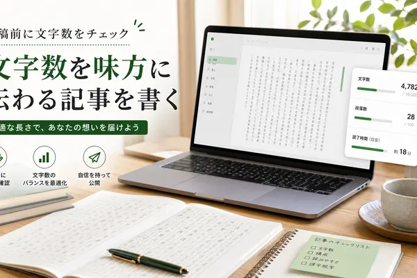 note記事を投稿する前の文字数チェック