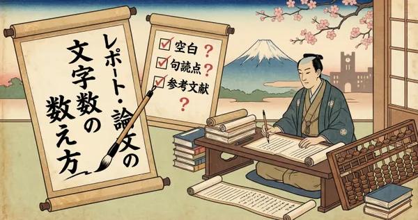 レポート・論文の文字数の正しい数え方